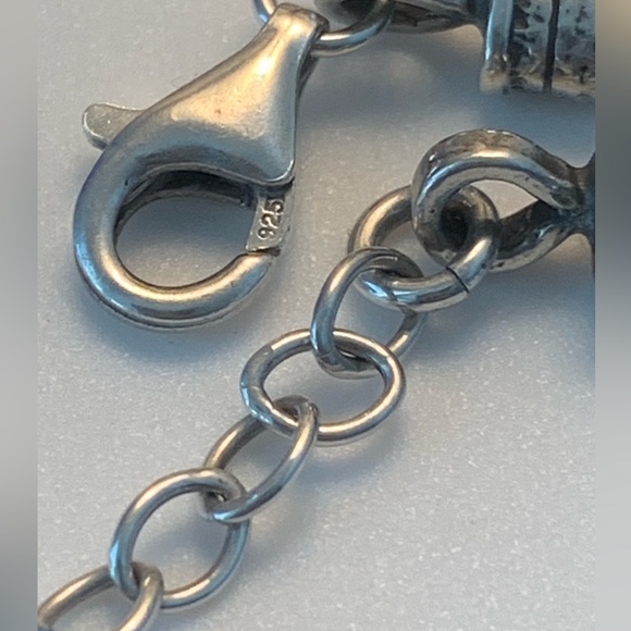 Silpada Vintage Sterling & Leather Sunburst Filigree Necklace - Picture 6 of 15